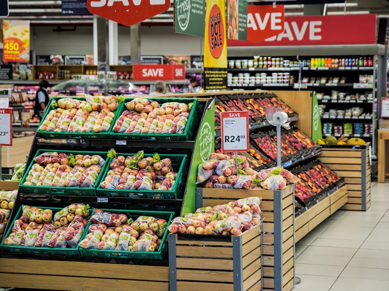 Portaprecios estanterías supermercado